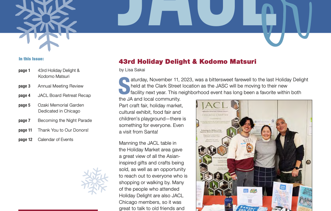 October-December 2023 JACLer Now Available!