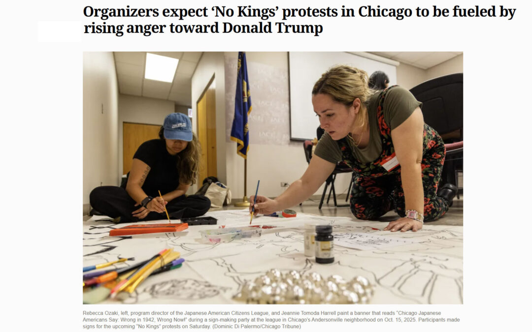 No Kings Day actions with Nikkei Uprising